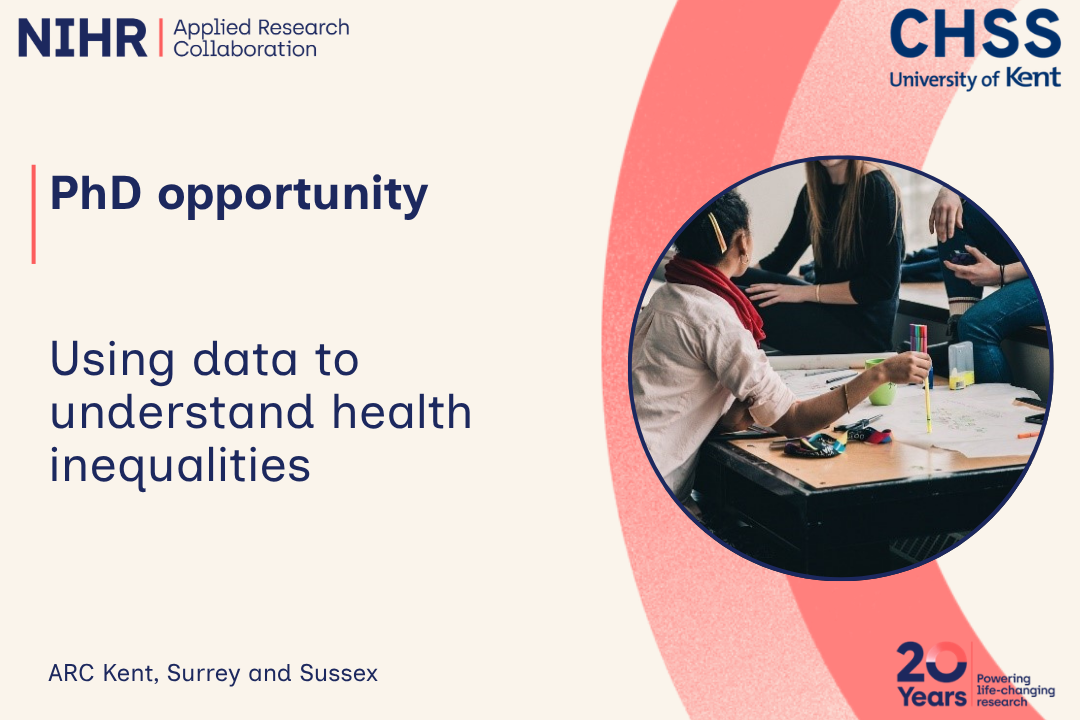 PhD opportunity: Using data to understand health inequalities