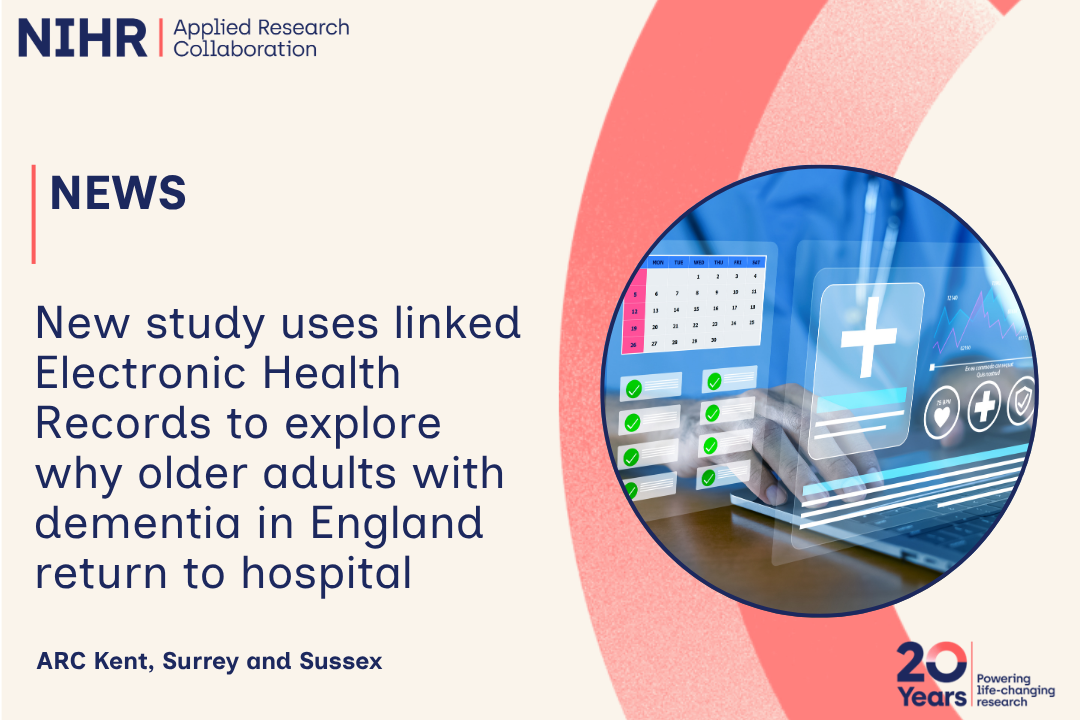 New study uses linked Electronic Health Records to explore why older adults with dementia in England return to hospital
