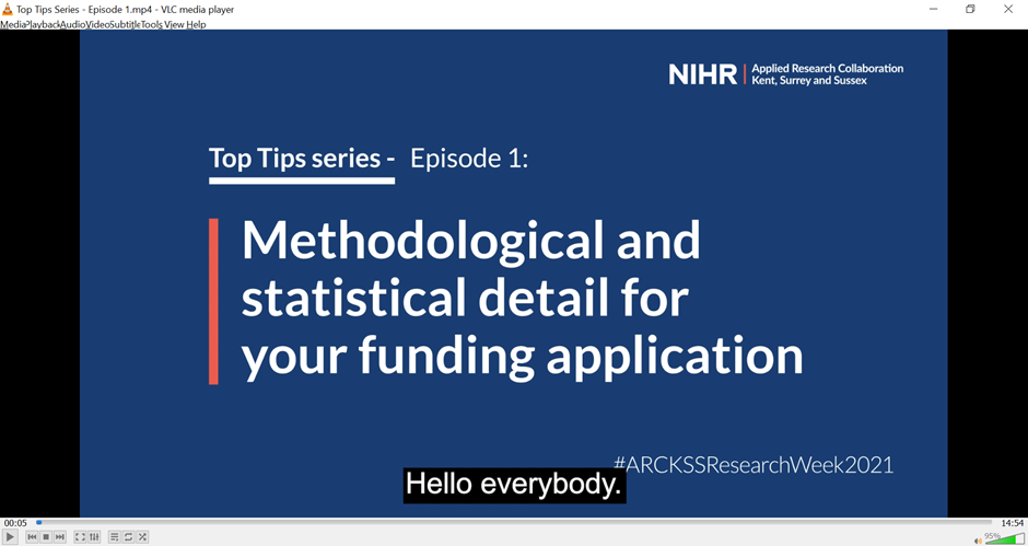 <?php echo Top Tips Series - Episode 1: Methodological and Statistical detail for your funding application ; ?> News Item Intro Image