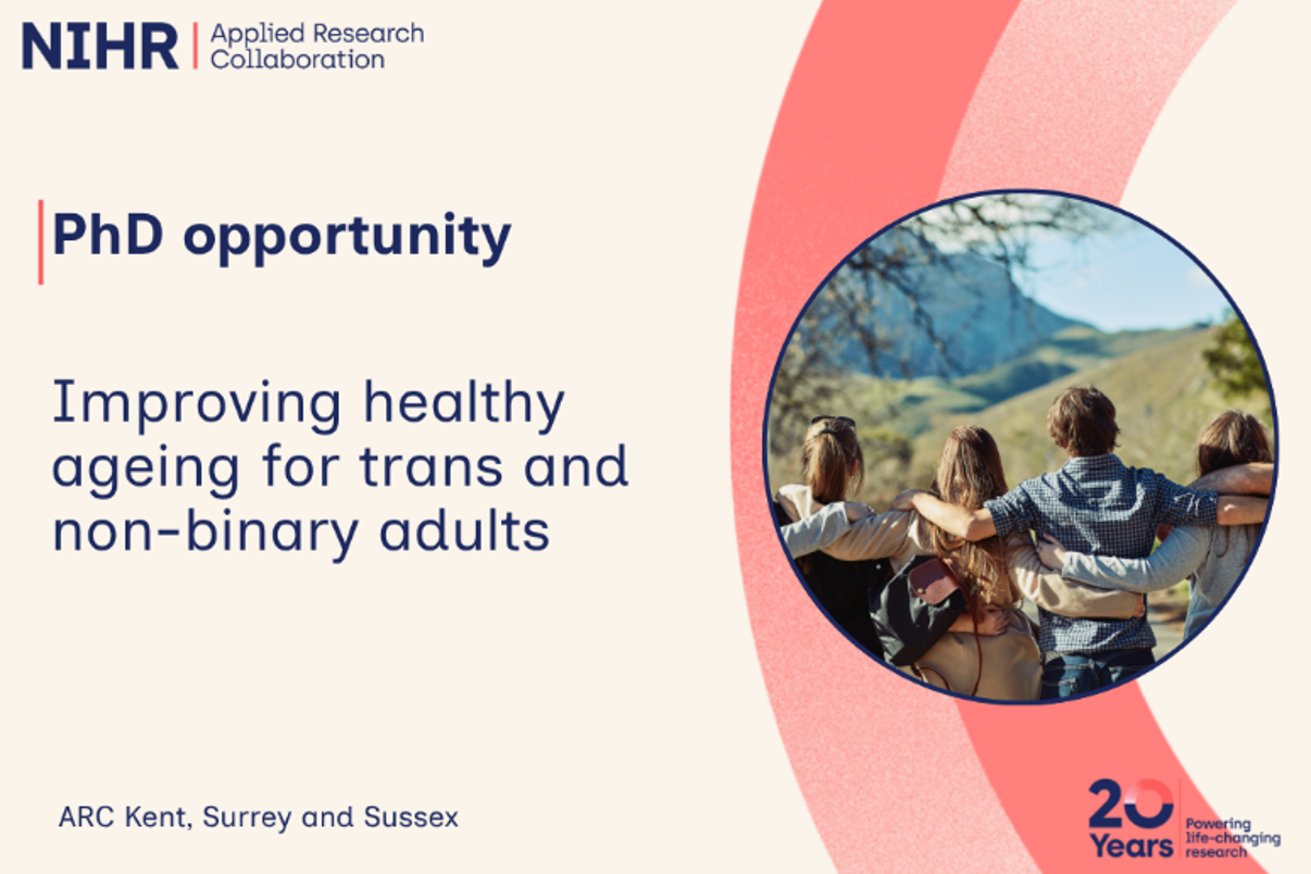 PhD opportunity: Improving healthy ageing for trans and non-binary adults