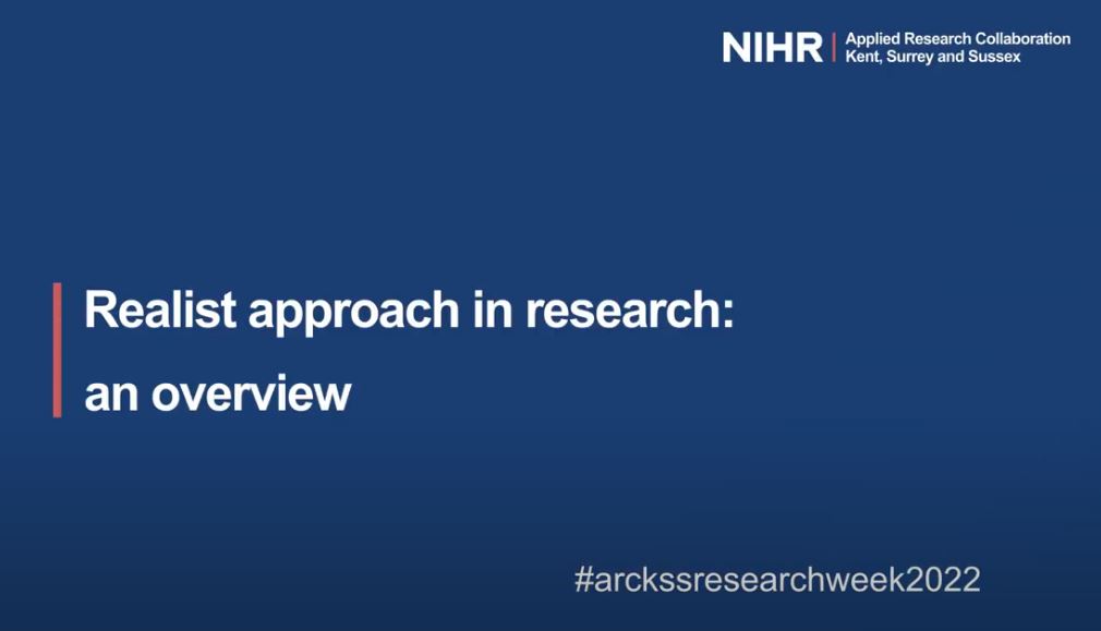 <?php echo VIDEO: Realist approach in research – an overview; ?> News Item Intro Image