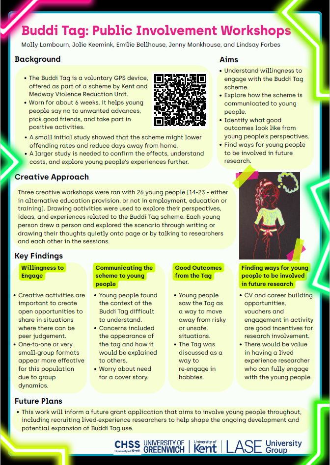 Buddi Tag Public involvement workshops, Lambourn, M., Forbes, L., Keemink, J., Bellhouse, E., Monkhouse, J. Thumbnail